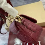 Gucci Women GG Emblem Small Shoulder Bag-847448AAFDV6207