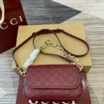 Gucci Women GG Emblem Small Shoulder Bag-847448AAFDV6207