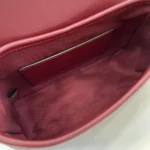 Gucci Women GG Emblem Small Shoulder Bag Rosso Ancora Red GG Leather