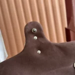 Gucci Women GG Marmont Medium Shoulder Bag Dark Brown Leather