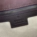 Gucci Women GG Marmont Medium Shoulder Bag Dark Brown Leather