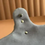 Gucci Women GG Marmont Medium Shoulder Bag Grey Leather 837267AAE37