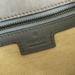 Gucci Women GG Marmont Medium Shoulder Bag Grey Leather 837267AAE37