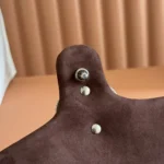 Gucci Women GG Marmont Mini Shoulder Bag Dark Brown Leather