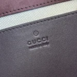 Gucci Women GG Marmont Mini Shoulder Bag Dark Brown Leather