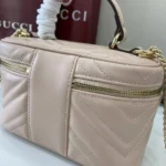 Gucci Women GG Marmont Mini Vanity Bag-Pink ‎837454AAET8