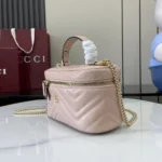 Gucci Women GG Marmont Mini Vanity Bag-Pink ‎837454AAET8