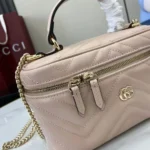 Gucci Women GG Marmont Mini Vanity Bag-Pink ‎837454AAET8