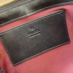 Gucci Women GG Marmont Small Shoulder Bag Black Leather