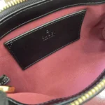 Gucci Women GG Marmont Small Shoulder Bag Black LeatherGucci Women GG Marmont Small Shoulder Bag Black Leather