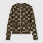 Gucci Women GG Wool Bouclé Jacquard Cardigan ‎713300XKCNA