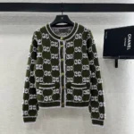 Gucci Women GG Wool Bouclé Jacquard Cardigan ‎713300XKCNA