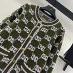 Gucci Women GG Wool Bouclé Jacquard Cardigan ‎713300XKCNA