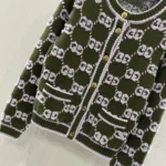 Gucci Women GG Wool Bouclé Jacquard Cardigan ‎713300XKCNA