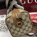 Gucci Women Mini GG Handbag Beige And Brown GG Canvas 859975FAFWX