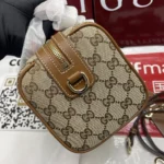 Gucci Women Mini GG Handbag Beige And Brown GG Canvas 859975FAFWX