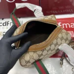 Gucci Women Mini GG Handbag Beige And Brown GG Canvas 859975FAFWX