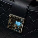 Gucci Women Padlock Medium Top Handle Bag-Black 838992