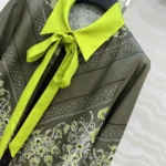 Gucci Women Printed Silk Twill Shirt 837650Z7AS2