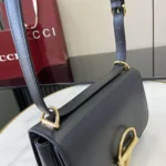Gucci Women Siena Small Shoulder Bag Black Leather 846705AAFKB