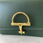 Gucci Women Siena Small Shoulder Bag Green Leather 846705AAFKB