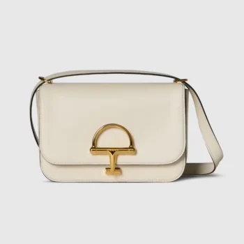 Gucci Women Siena Small Shoulder Bag Ivory Leather ‎846705AAFKB