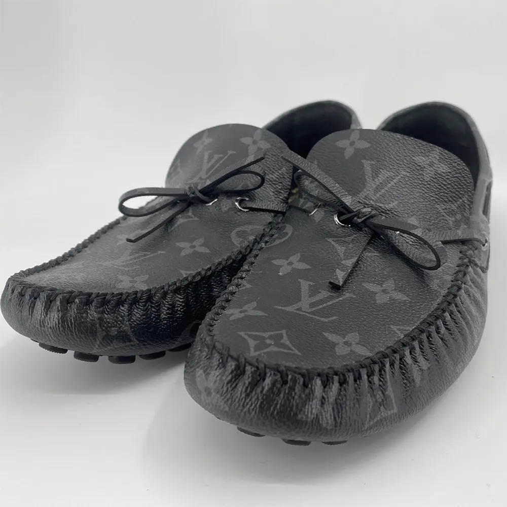 Louis Vuitton LV Men Arizona Moccasin Shoes Gray (13) Louis Vuitton LV Men Arizona Moccasin Shoes Gray
