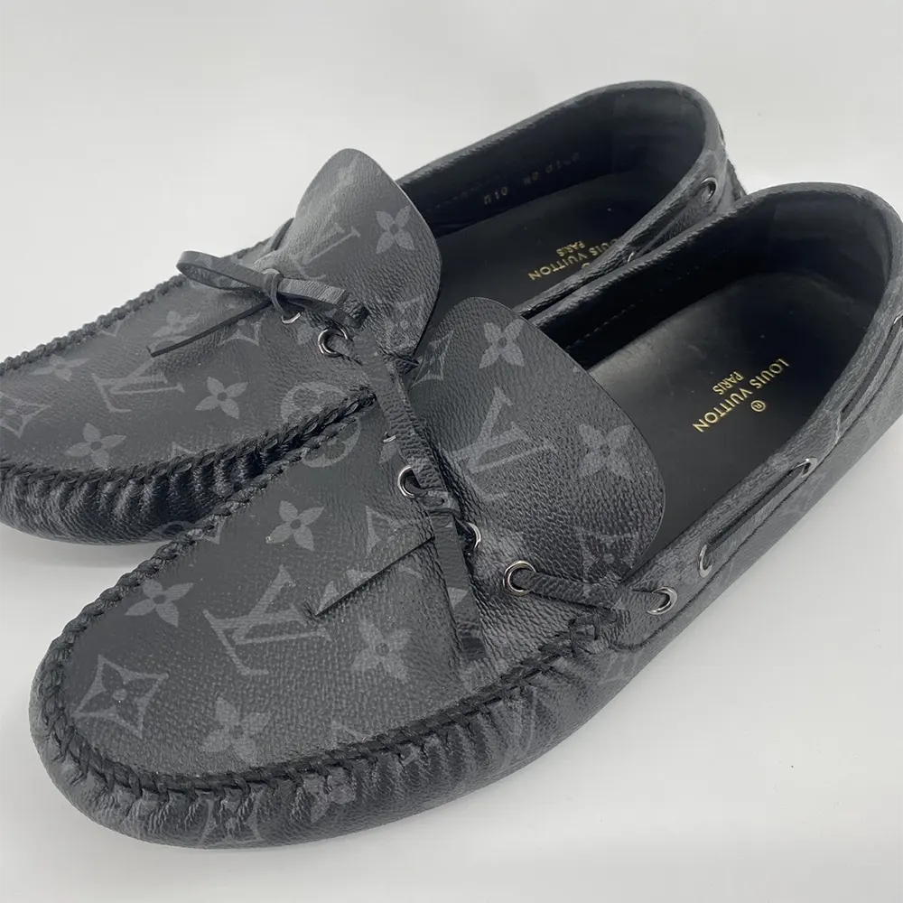 Louis Vuitton LV Men Arizona Moccasin Shoes Gray (14) Louis Vuitton LV Men Arizona Moccasin Shoes Gray