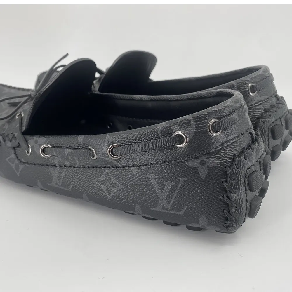 Louis Vuitton LV Men Arizona Moccasin Shoes Gray (15) Louis Vuitton LV Men Arizona Moccasin Shoes Gray
