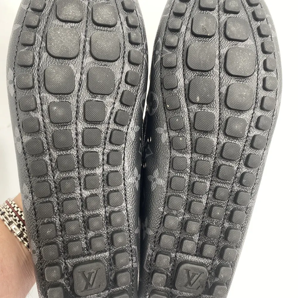 Louis Vuitton LV Men Arizona Moccasin Shoes Gray (17) Louis Vuitton LV Men Arizona Moccasin Shoes Gray