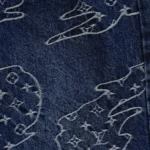 Louis Vuitton LV Men Monogram Denim Skate Pants 1AILUU