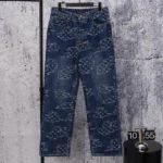 Louis Vuitton LV Men Monogram Denim Skate Pants 1AILUU