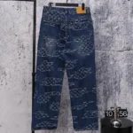 Louis Vuitton LV Men Monogram Denim Skate Pants 1AILUU