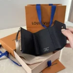 Louis Vuitton LV Unisex Victorine Wallet Monogram Empreinte Leather-Black M64060