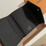 Louis Vuitton LV Unisex Victorine Wallet Monogram Empreinte Leather-Black M64060