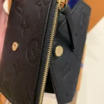 Louis Vuitton LV Unisex Victorine Wallet Monogram Empreinte Leather-Black M64060