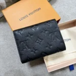 Louis Vuitton LV Unisex Victorine Wallet Monogram Empreinte Leather-Black M64060