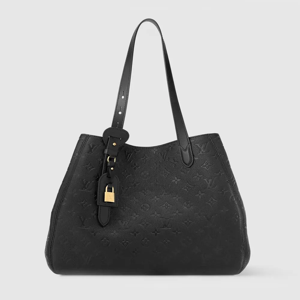 Louis Vuitton LV Women All In One MM Cowhide Leather-Black M25860 (1) Louis Vuitton LV Women All In One MM Cowhide Leather-Black M25860