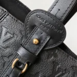 Louis Vuitton LV Women All In One MM Cowhide Leather-Black M25860