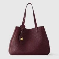 Louis Vuitton LV Women All In One MM Cowhide Leather-Maroon M25888