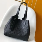 Louis Vuitton LV Women All In One PM Cowhide Leather-Black M25858