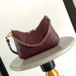 Louis Vuitton LV Women Boulogne PM Embossed Grained Cowhide Leather-M25827