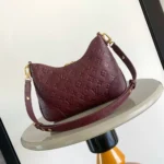 Louis Vuitton LV Women Boulogne PM Embossed Grained Cowhide Leather-M25827