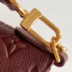 Louis Vuitton LV Women Boulogne PM Embossed Grained Cowhide Leather-M25827