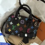 Louis Vuitton LV Women LV x TM Nano Speedy-Black M13406