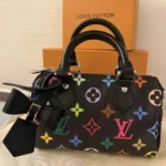 Louis Vuitton LV Women LV x TM Nano Speedy-Black M13406