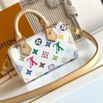 Louis Vuitton LV Women LV x TM Nano Speedy-White M13391