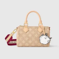 Louis Vuitton LV Women Speedy Bandouliere 20 Meowgram Coated Canvas-M15151