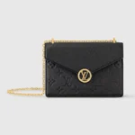 Louis Vuitton LV Women Wallet On Chain Rosy M13569-Black