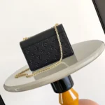 Louis Vuitton LV Women Wallet On Chain Rosy M13569-Black